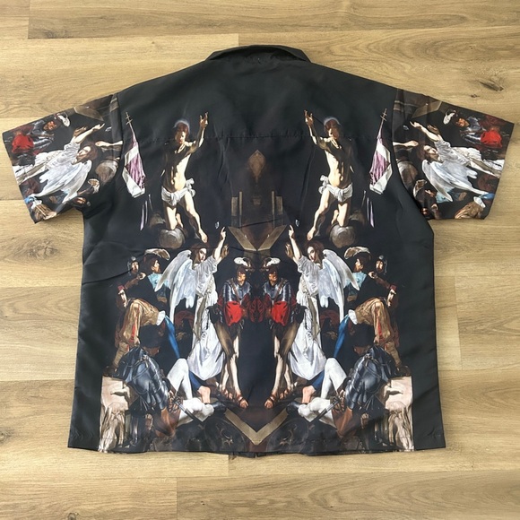 Rebel Vengeance Renaissance Print Button-Up Shirt | NWT Rare | XXL, 3XL - Picture 6 of 8